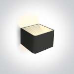 6W LED sieninis &scaron;viestuvas, juodas, 3000K, 67466A/B/W