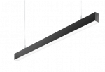 14,1W pakabinamas linijinis &scaron;viestuvas X-LINE SLIM L-DOWN LED, juodas, 3000K, IP40