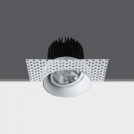 30W LED įleidžiamas pakreipiamas &scaron;viestuvas, baltas, 3000K