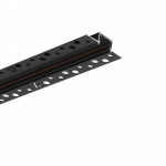 Užglaistomas linijinės sistemos bėgelis STICK, juodas