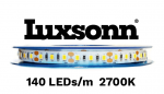 8 W/m lanksti LED juosta LUXSONN, 2700K, IP67, CRI>80