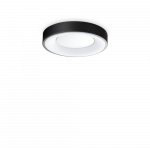 17W LED pavir&scaron;inis &scaron;viestuvas PLANET, juodas, 3000K