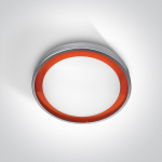 11W LED plafonas, oranžinis