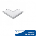8W L formos jungtis, sidabrinis, 4000K (natūraliai balta), SAMSUNG LED chip