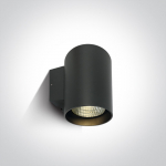 20W LED cilindro formos &scaron;viestuvas, antracito sp., 3000K
