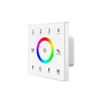 4 zonų, RGBW LED juostų valdiklis OPTONICA, DMX512, RF 2.4GHz. Nuotolinio valdymo atstumas iki 30m