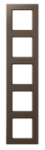 Penkių pozicijų apdailos rėmeliai A Creation, AC585MO, mocha spalvos