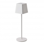 2W LED įkraunamas stalinis &scaron;viestuvas, baltas, 3000K, dimeriuojamas
