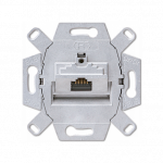 Tel./komp. lizdas, JUNG, viengubas, neekranuotas, baltas