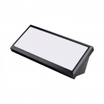 12W LED sieninis lauko &scaron;viestuvas, juodas, 4000K