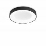 22W LED pavir&scaron;inis &scaron;viestuvas PLANET, juodas, 3000K