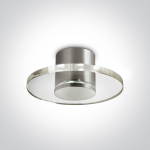 1,2W LED lubų &scaron;viestuvas, aliuminio sp., 3000K