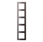 Penkių pozicijų apdailos rėmelis A CREATION, stiklinis, mocha sp.