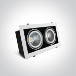 2x30W LED įleidžiamas &scaron;viestuvas, baltas, 4000K, 51230/W/C