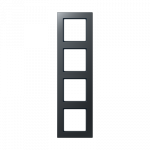 Apdailos rėmelis keturvietis matinis antracitas A Creation, AC584BFANM