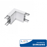 10W L formos jungtis, sidabrinė, vidinis kampas, 4000K (natūraliai balta), SAMSUNG LED chip