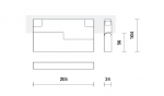 7W LED &scaron;viestuvas į magnetines sistemas INSIGHT PLX FLEXX, baltas, 4000K, 48V, 205mm