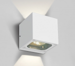 2x6W sieninis lauko &scaron;viestuvas, baltas, 3000K, IP65