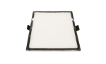 LED įleidžiamas kvadratinis juodo chromo rėmeliu 145x145mm 16W 1450lm 3000K IP44