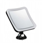 3W stalinis LED veidrodis V-TAC, 6400K, su baterijomis (parduodamos atskirai), su padidinamuoju stiklu, juodas