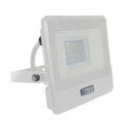 20W LED prožektorius V-TAC, baltu korpusu, 4000K, su judesio davikliu