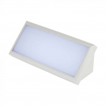 12W LED sieninis lauko &scaron;viestuvas, baltas, 6400K