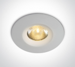 3W COB LED įleidžiamas &scaron;viestuvas, 3000K, IP65, baltas. Reikalingas 700mA maitinimo &scaron;altinis.