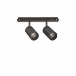 16W LED akcentinis &scaron;viestuvas į magnetines sistemas EGO, juodas, 3000K, dimeriuojamas
