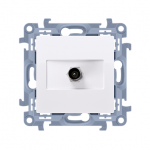 TV Lizdas galinis, potinkinis, baltas, IP20, Kontakt Simon, Simon10, CAK1.01/11