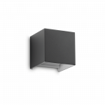 12W LED sieninis fasado &scaron;viestuvas ATOM, antracito sp., 3000K, IP54