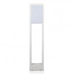 10W LED pastatomas &scaron;viestuvas V-TAC, 6400K, IP65, baltas, auk&scaron;tis 80cm