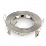 GU10 lemputės rėmelis V-TAC, apvalus, nikelio sp, &Phi;95 x 32 mm