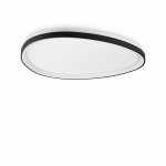 42W LED pavir&scaron;inis &scaron;viestuvas GEMINI, juodas, 3000K, dimeriuojamas
