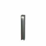 12W LED pastatomas lauko &scaron;viestuvas KURT, antracito sp., 3000K, IP54