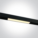 15W LED &scaron;viestuvas į magnetines sistemas MAXI, juodas, 3000/3500/4000K, 48V, 120&ordm;, 42100A/B/V