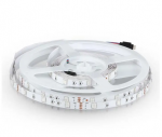 4W/m LED juosta, 12V, 30LED/m, RGB, 5 metrų ritė