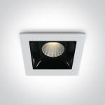 2W LED įleidžiamas &scaron;viestuvas, baltas, 3000K