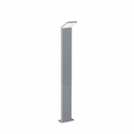 9W LED pastatomas lauko &scaron;viestuvas STYLE, pilkas, 3000K, IP54