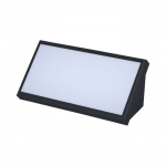 20W LED sieninis lauko &scaron;viestuvas, juodas, 6400K