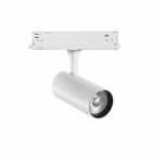 25W LED akcentinis &scaron;viestuvas į 3 fazių bėgelį FOX, baltas, 3000K, dimeriuojamas