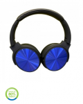 Bluetooth ausinės V-TAC, mėlynos spalvos.