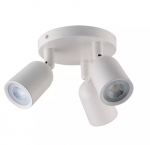 Trigubas pavir&scaron;inis akcentinis &scaron;viestuvas V-TAC, GU10, baltas