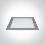 30W LED įleidžiama panelė, pilka, 3000K