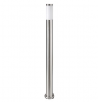 Pastatomas lauko &scaron;viestuvas V-TAC, E27, nerūdijantis plienas, IP44, 110cm auk&scaron;čio, satino nikelio spalvos