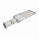 30W LED gatvės &scaron;viestuvas, pilku korpusu, 6500K