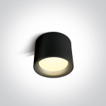 15W LED pavir&scaron;inis &scaron;viestuvas, juodas, 3000K