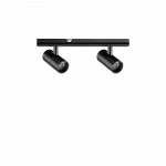 6W LED akcentinis &scaron;viestuvas į linijinės sistemos bėgelį STICK, juodas, 3000K, dimeriuojamas