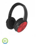 Bluetooth ausinės V-TAC, raudonos spalvos.
