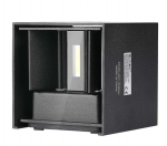 5W sieninis &scaron;viestuvas, juodu korpusu, 4000K, IP65