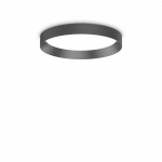 18W LED lubų/sieninis &scaron;viestuvas FLY, juodas, 3000K, IP40